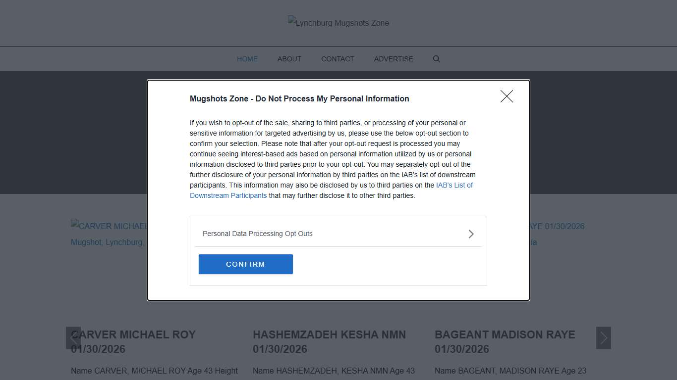 Lynchburg Mugshots Zone